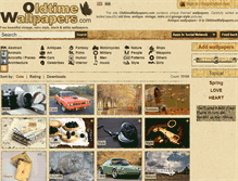 Tablet Screenshot of oldtimewallpapers.com